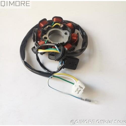 Scooter Moped ATV Go Kart 139QMB GY6 50 60 80 cc 8 pole 3 wires DC fired magneto stator