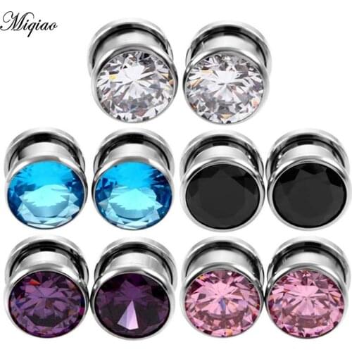 Miqiao 2 Pcs Explosive Stainless Steel Ear Auricles Popular In Europe and America Ear Plugs