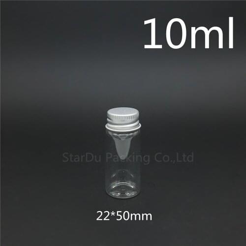 Free shipping 500pcs/lot diameter 22*50mm 10ml glass bottle screw cap for vinegar alcohol, carft/storage candy bottles