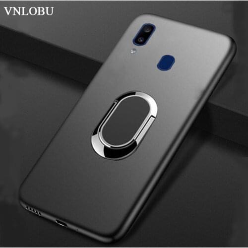 For Samsung A20E Case Soft Magnet Ring Holder Phone Case for Samsung A20E A10E Silicone Stand Back Cover Cases