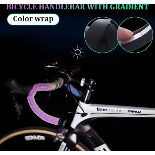 Bike Handlebar Tapes Color Reflective Non-Slip Self-Adhesive Strips Bicycle Bar Tape for Bikes Cycling BHD2