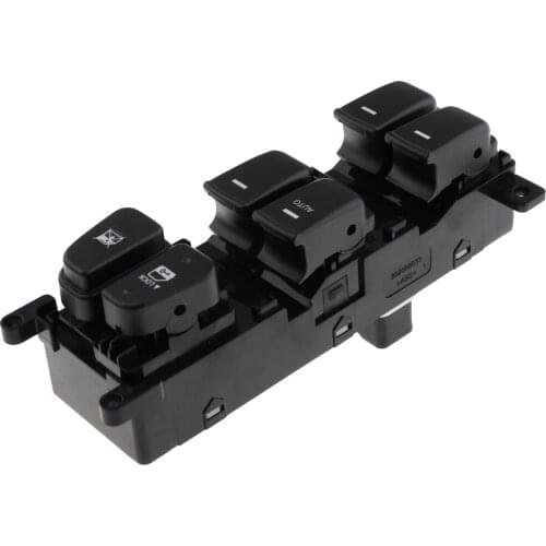 Power Window Master Lock Control Switch Front Driver Side 6 Button for Hyundai Sonata