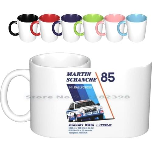 Rallycross Xr3 Ceramic Mugs Coffee Cups Milk Tea Mug Schanche Escort Xtrac Zakspeed Turbo Rallycross 4wd Xr3 Wrx Rx Norway
