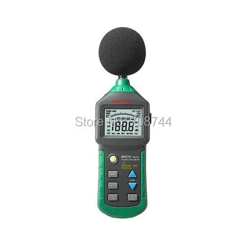 MASTECH MS6701 Autoranging Digital Sound Level Meter Decibel Tester With RS232 Interface Software 30dB to 130dB