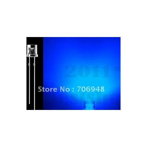 Mix 1000pcs 3mm Flat Top blue LED Diode