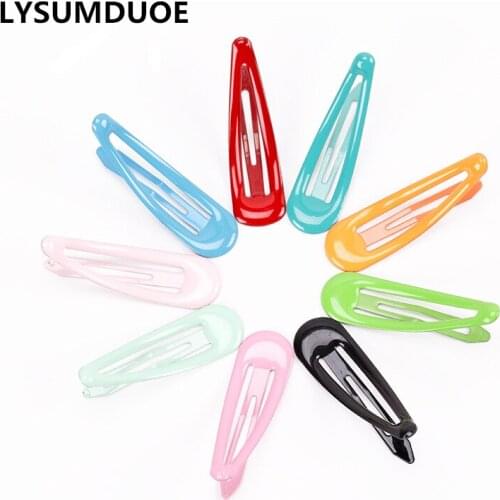 40Pcs Fashion BB Clip Candy Barrette Children Kids Hairpin Wedding Hairgrip Solid Pin Women Jewelry Gift Girl Hair Accessories