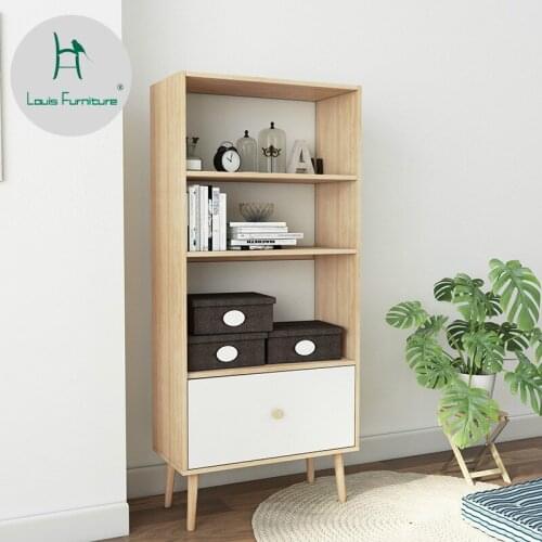 Louis Fashion Bookcases Nordic Modern Minimalist Living Room Mini Office
