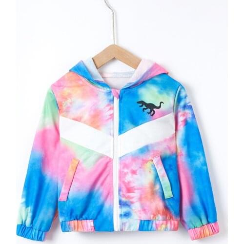 Fall 2020 new burst long-sleeve dyed hooded zip shirt fashion comfortable girl hoodie trend girl guard