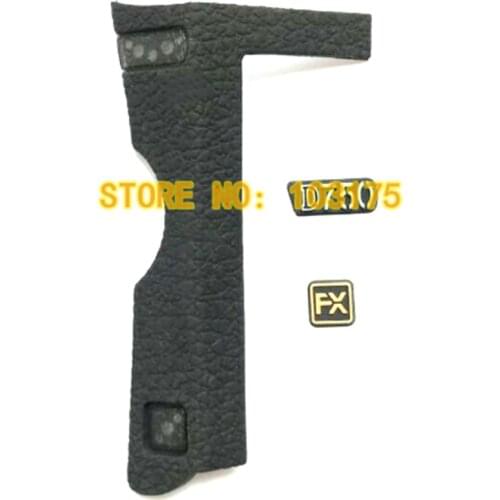 New For Nikon D750 Sync Port Side Rubber +D750LOGO +FX Rubber Camera Part+Sticky tape