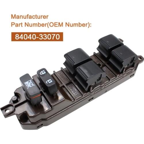 NEW Electric Power Window Lifter Master Control Switch for 2007-2012 LEXUS ES350 84040-33070