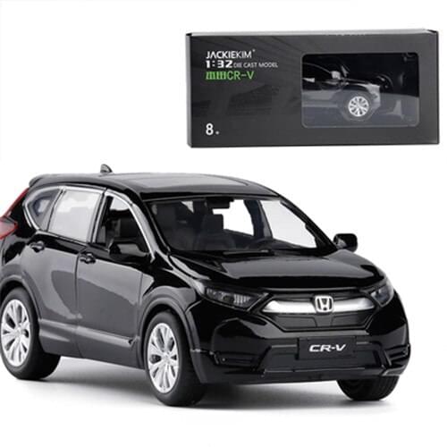 1/32 Jackiekim For Honda CRV CR V Diecast Model CAR SUV Toys kids Gifts Pull Back White/Yellow/Black Metal,Plastic,Rubber