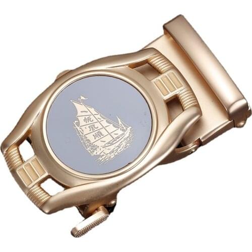 New Mens Automatic Belt Buckle Head Business Accessories Automatic Belt Buckle Width 3.5cm Luxury Belt Designers Men