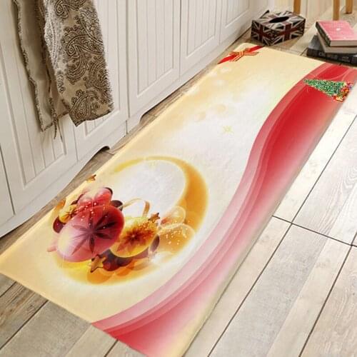 Christmas Rug 3D RUG Hallway Carpets and Rugs for Bedroom Living Room Carpet Kitchen Bathroom Anti-Slip Floor Mats 3D Mat