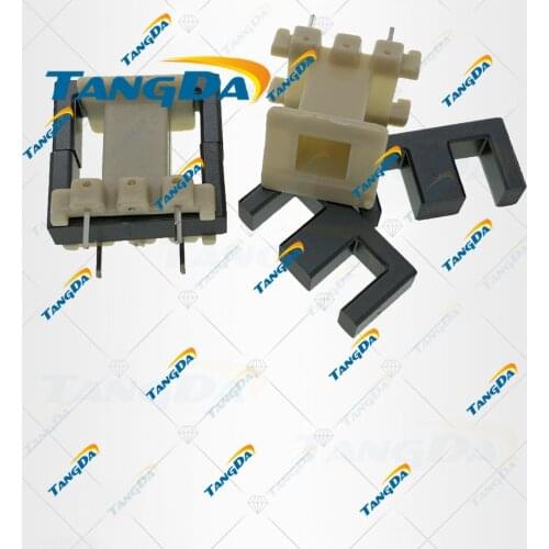 TANGDA EE20 core EE Bobbin magnetic core + skeleton 2+2 pin Transformers ertical Inductors E20 4p EE 20 V