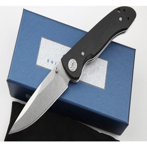 Butterfly 968 Folding Knife Mark 20cv Blade Stone Wash G10 Handle Outdoor Survivcal Hunting Camping Tool Gift For Men