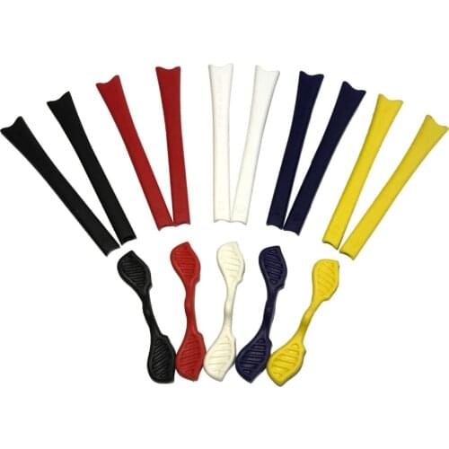 HKUCO For Radar Path/Pitch/Range/Edge Sunglasses Replacement Earsocks Rubber Kit Fit Radar Series