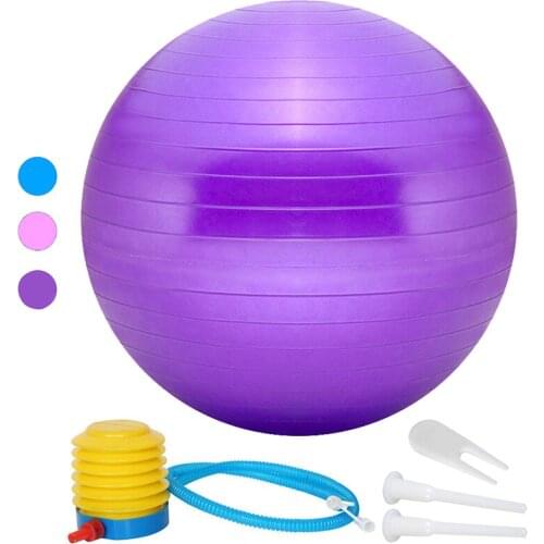 55CM Yoga Balls Sport Non-Slip Relax Muscle Pilates Exercise Balance Stability Ball Gym Fitness Workout Massage Ball