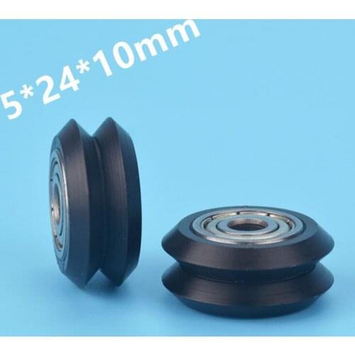 SWMAKER W type double W type V slot V slot passive wheel 3D Openbuilds printer accessories pulley 20 profile track