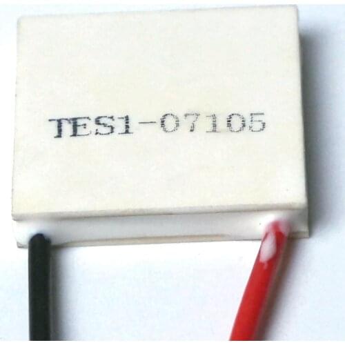 TES1-07105 Heatsink Thermoelectric Cooler Peltier Cooling Plate 23x23mm 8.4V 5A Refrigeration Module