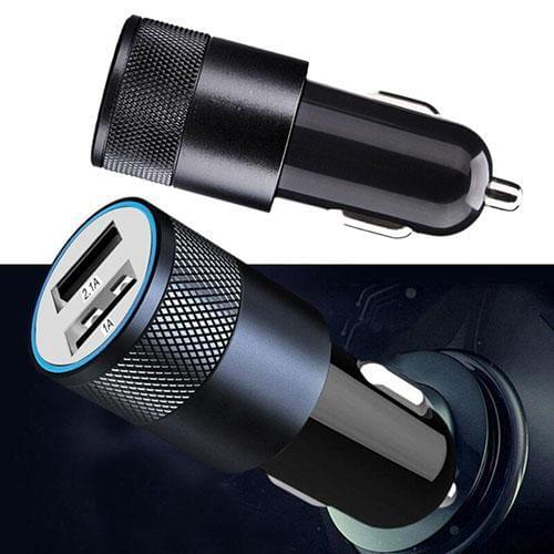 Universal 12-24V Dual USB 2 Port 3.1A LED Light Car Charger for Samsung iPhone