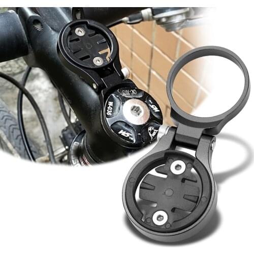 Bicycle Stem Extension Computer Mount Bike Odometer Speedometer Stopwatch Holder Exterder Bracket Adapter For Garmin Edge GPS