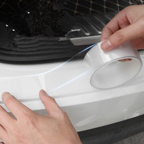 3m Auto Protector Film Car Door Edge Trunk Bumper Sill Protective Glue Anti-collision Strip Car Stickers Body Vinyl Accessories
