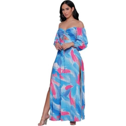 Летние платья с открытыми плечами Zlrscoe China At AliExpress