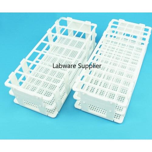 1piece/lot Plastic Test Tube Rack Holder, Support Burette Stand Test tube Stand Shelf Dia 16mm to 30mm, 21-60holes