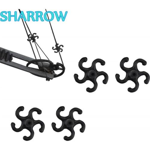 10Pcs Archery Bow String Stabilizer Silencer Dampener Reduce Noice Compound BowString For Outdoor Shooting Training Accessories