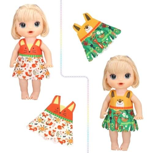 2021 Fashion Doll clothes Fashion dresses, swimsuits, tableware for 12 Inch 30CM baby alive doll Toys Crawling Doll accessories