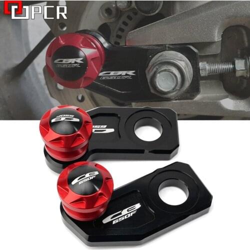 Motorcycle Accessories Chain Adjustment Block Frame swingarm Spools sliders For HONDA CB650F 2014-2019 2020 CB 650F CB 650 F
