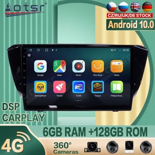 For Skoda SuperB 2015+ Android Car radio Player GPS Navigation 360 camera Auto Stereo Multimedia Video Headunit DSP carplay 4G