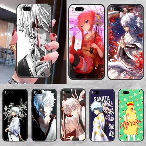 Anime GINTAMA Phone case For Xiaomi Mi Max Note 3 A2 A3 8 9 9T 10 Lite Pro Ultra black tpu coque silicone hoesjes 3D waterproof