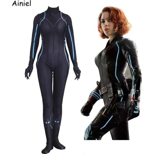 Black Widow Cosplay Costumes Natalia Alianovna Romanova Zentai Bodysuit Suit Jumpsuits Halloween For Women Kids