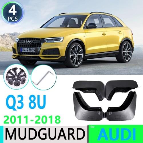 For Audi Q3 8U 2011~2018 2012 2013 2014 2015 2016 2017 Car Fender Mudguard Mud Flaps Guard Splash Flap Car Accessories