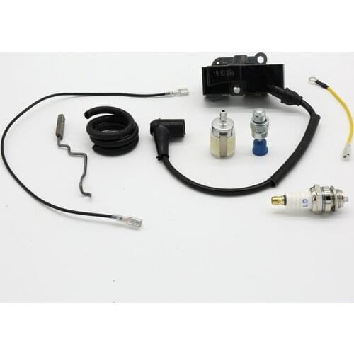 HUNDURE Ignition Coil Module Magneto Spark Plug Fuel Hose Filter For HUSQVARNA 340 345 346 346XP 350 353 Chainsaw Spare Parts