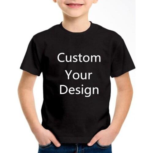 Custom Your Design Children Colorful T shirts DIY Print Kids Cotton T-shirts Baby Boys/Girls Tops,Contact Seller Frist
