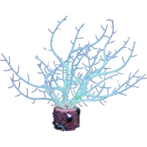 1pc Artificial Reef Coral Tree Plants Tank Landscape Aquarium Decoration Cute Colorful Coral Fish Aquatics Ornament Resin
