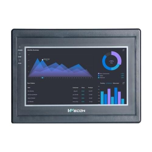 LEV1700ML LEVI700ML 7 inch Standard HMI COM1:RS485/RS422 COM2:RS232