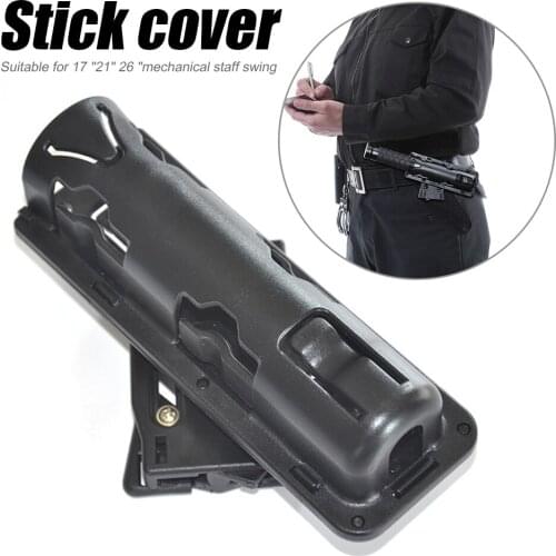 Portable Adjustable Swing Stick Cover 360 Degrees Rotatable Quick-Stroke Telescopic Stick Covers Outdoor Camping Defense Supplie