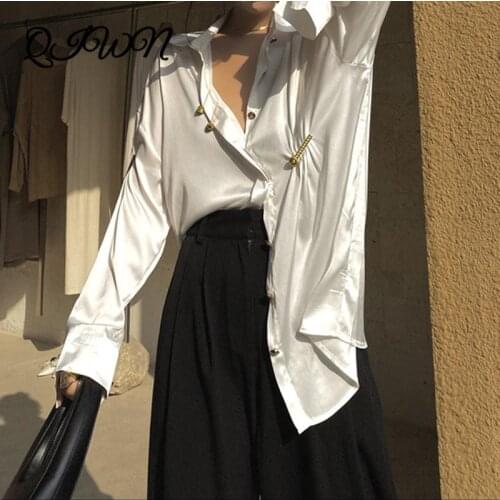 QIWN Womens Black Shirts