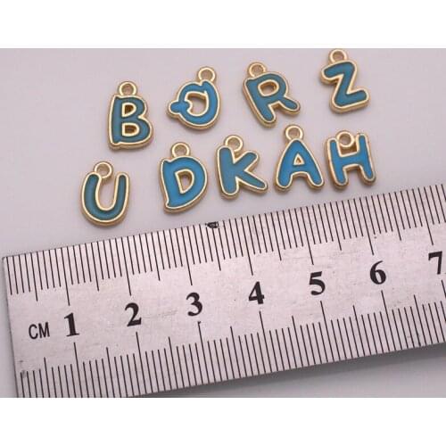 Blue alphabetical letters words from A to Z (2 face ) 9 pcs /lot