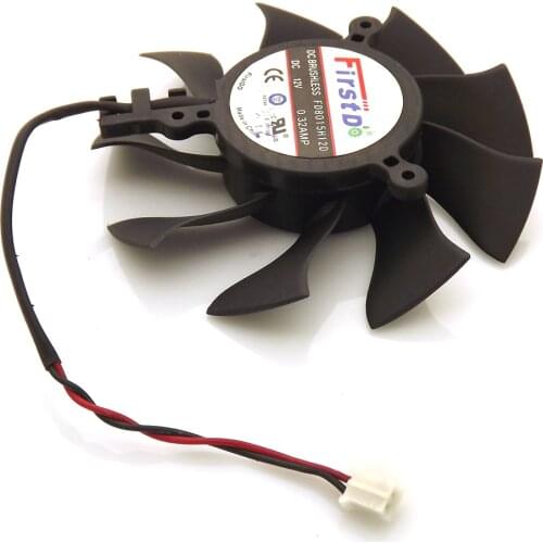FD8015H12D 12V 0.32A 75mm For ZOTAC GTX650 GTX650Ti Graphics/Video Card Fan 2Pin