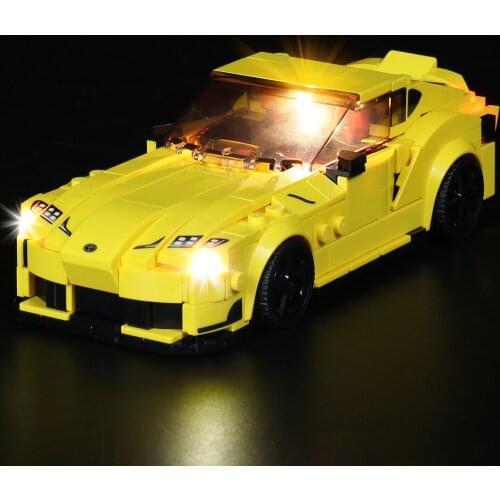 Vonado LED Lighting Set for 76901 Speed Champions Toyota GR Light Kit, Not Included the Building Block