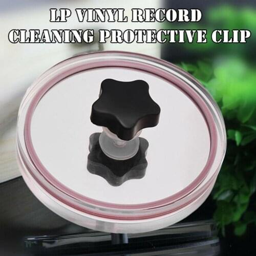 Vinyl Record Label Saver Vinyl Record Clean Saver Record Protector Waterproof Label Cleaner Clamp Record Cleaning Saver T6I8