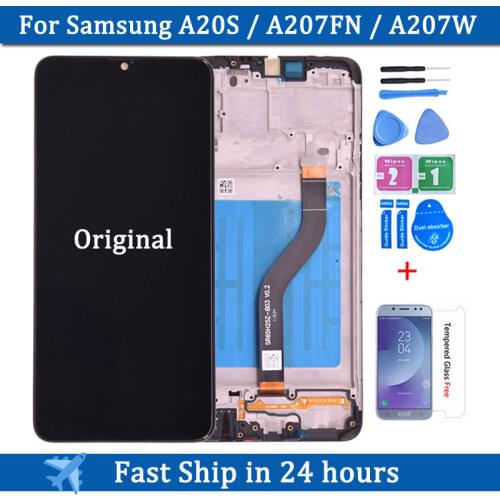 Original 6.5'' Display For Samsung galaxy A20s A207 LCD Touch Screen Digitizer For Samsung A207F/DS A207FN A207U A207W A207G/DS