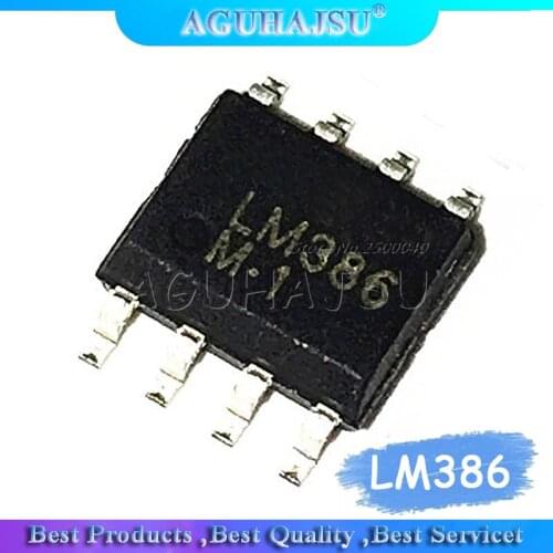 20pcs LM386 LM386M LM386M-1 SOP8 Audio Amplifiers Lo Vtg Audio Pwr Amp new original