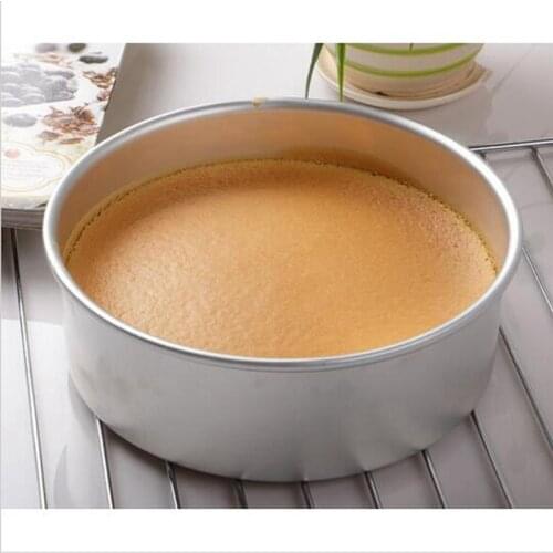 8/9/10inches Cake Pan Cake Mould Non-stick Aluminum Alloy Removable Bottom Cake Baking Pan Baking Tool S M L