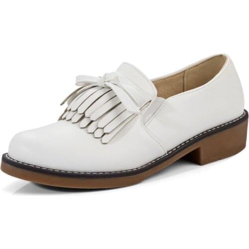 Big SizeFashion simple fringe single shoes summer flat ladies women shoes woman