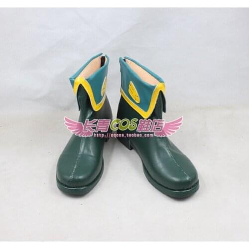 Cardcaptor Sakura Kinomoto Sakura Green Short Cosplay Shoes Boots C006